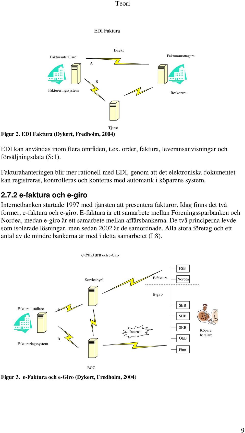 Fakturahanteringen blir mer rationell med EDI, genom att det elektroniska dokumentet kan registreras, kontrolleras och konteras med automatik i köparens system. 2.7.