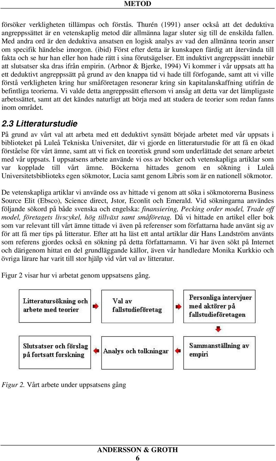 (ibid) Först efter detta är kunskapen färdig att återvända till fakta och se hur han eller hon hade rätt i sina förutsägelser. Ett induktivt angreppssätt innebär att slutsatser ska dras ifrån empirin.