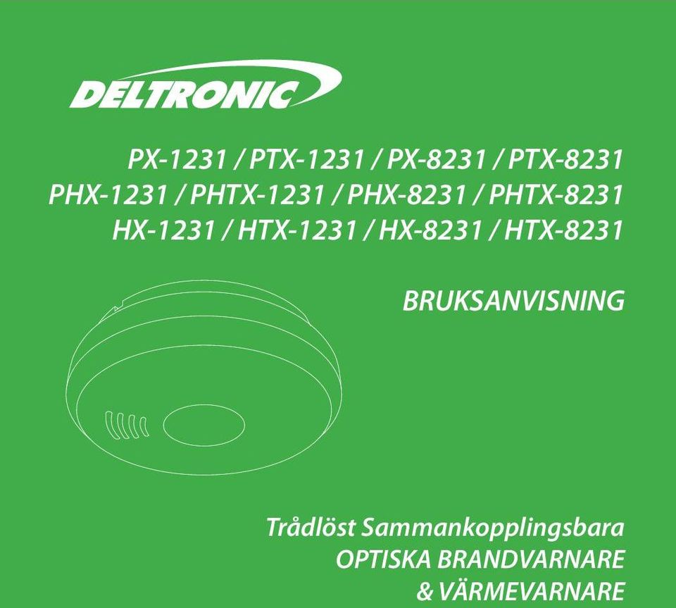 HTX-1231 / HX-8231 / HTX-8231 BRUKSANVISNING