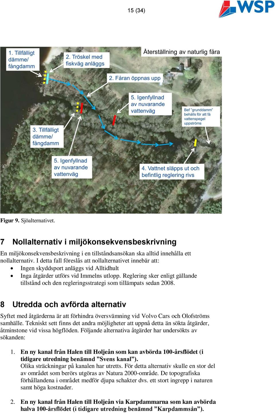 Reglering sker enligt gällande tillstånd och den regleringsstrategi som tillämpats sedan 2008.