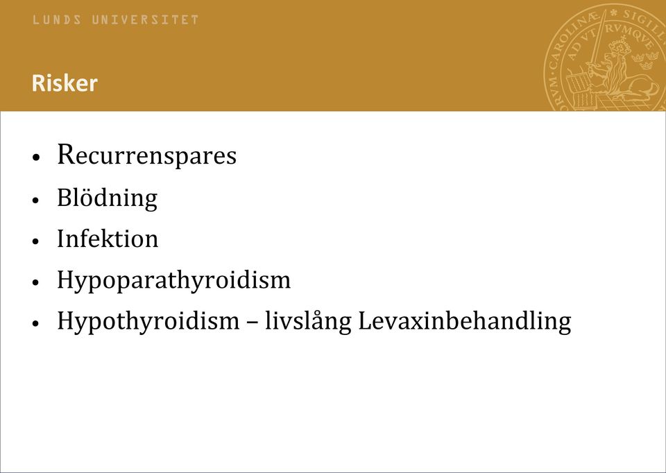 Hypoparathyroidism