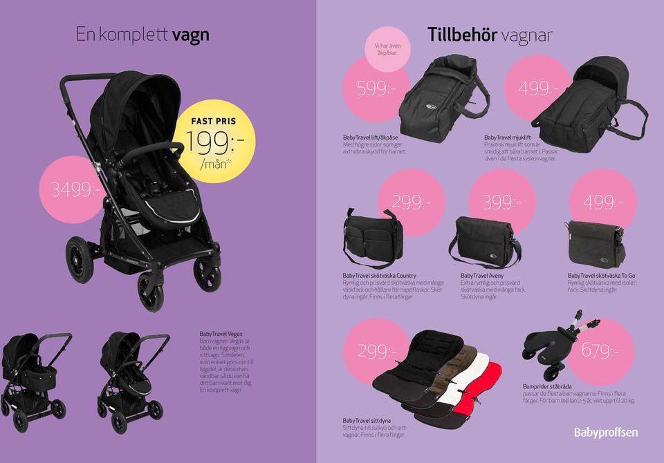 BabyTravel skötväska Country Rymlig och prisvärd skötväska med många väskfack och hållare för nappflaskor. Skötdyna ingår. Finns i flera färger.