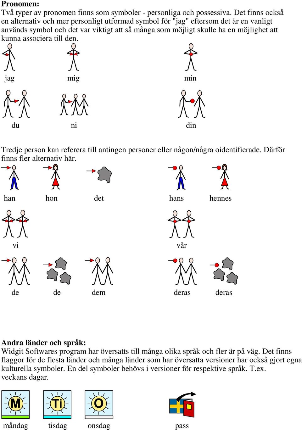 associera till den. jag mig min du ni din Tredje person kan referera till antingen personer eller någon/några oidentifierade. Därför finns fler alternativ här.