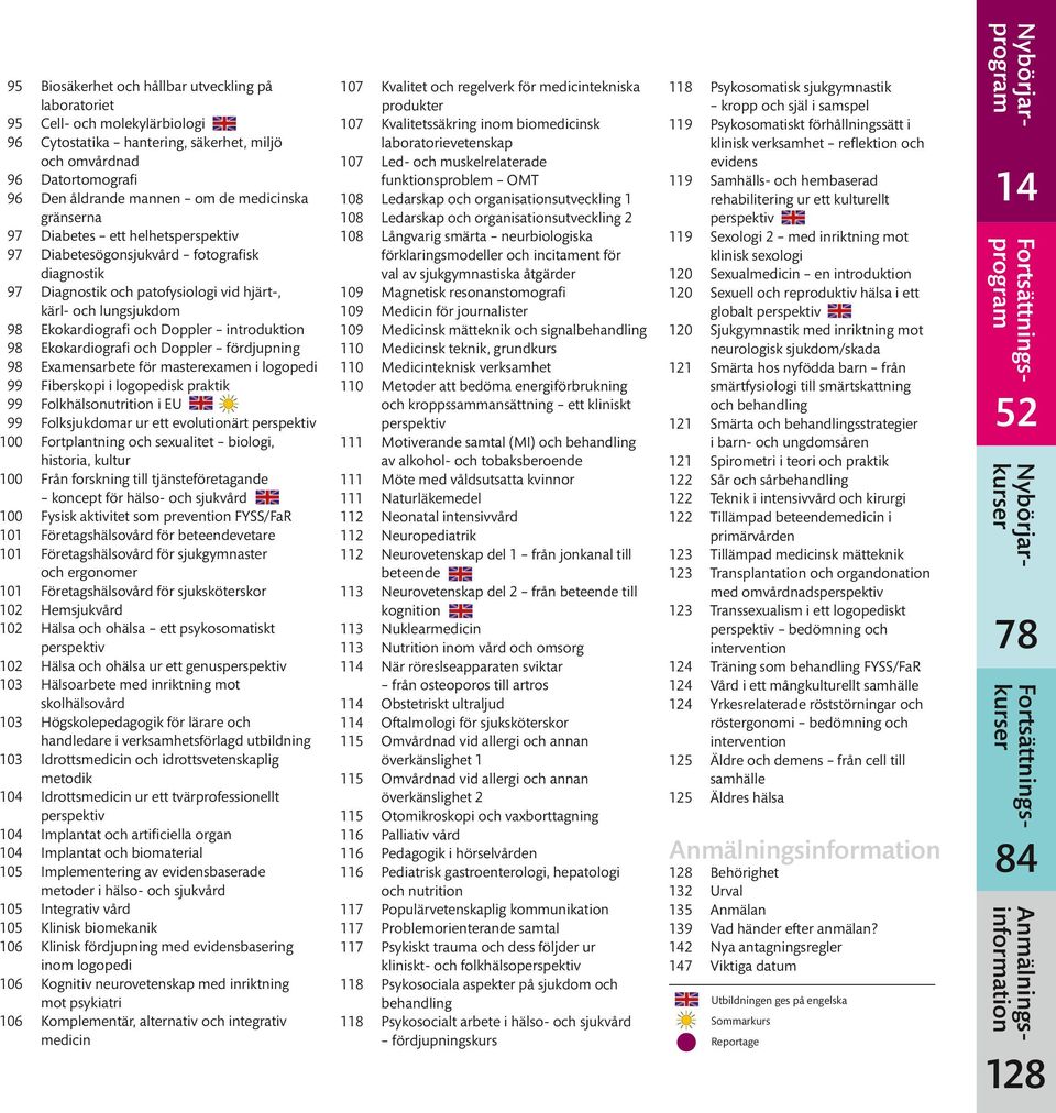 14 Fortsättningskurser 102 103 103 103 104 118 Psykosomatisk sjukgymnastik kropp och själ i samspel 119 Psykosomatiskt förhållningssätt i klinisk verksamhet reflektion och evidens 119 Samhälls- och