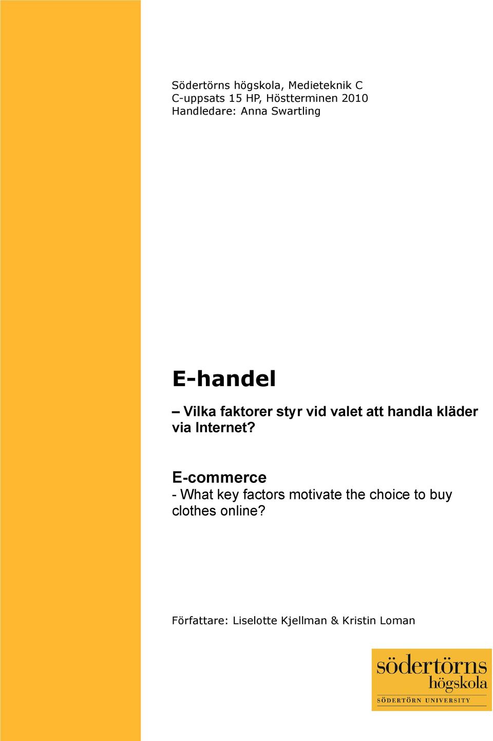 handla kläder via Internet?