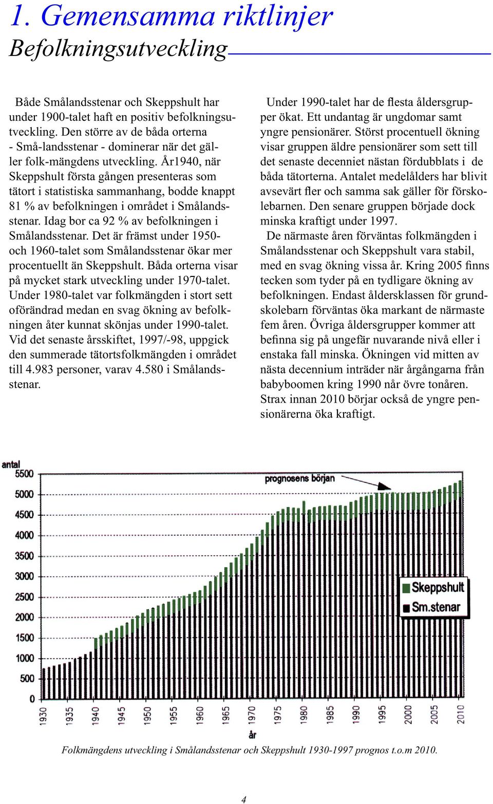 År1940, när Skeppshult första gången pre senteras som tätort i statistiska sammanhang, bodde knappt 81 av be folk ning en i området i Små landsste nar.