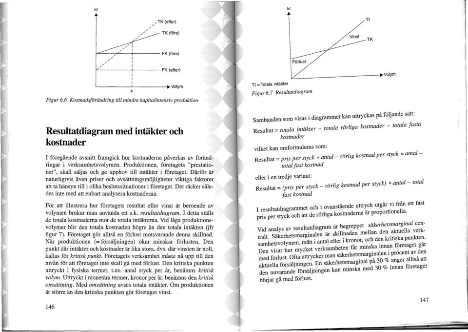 Produktionen, foretagets "prestationer", skall saljas och ge upphov till intakter i foretaget.