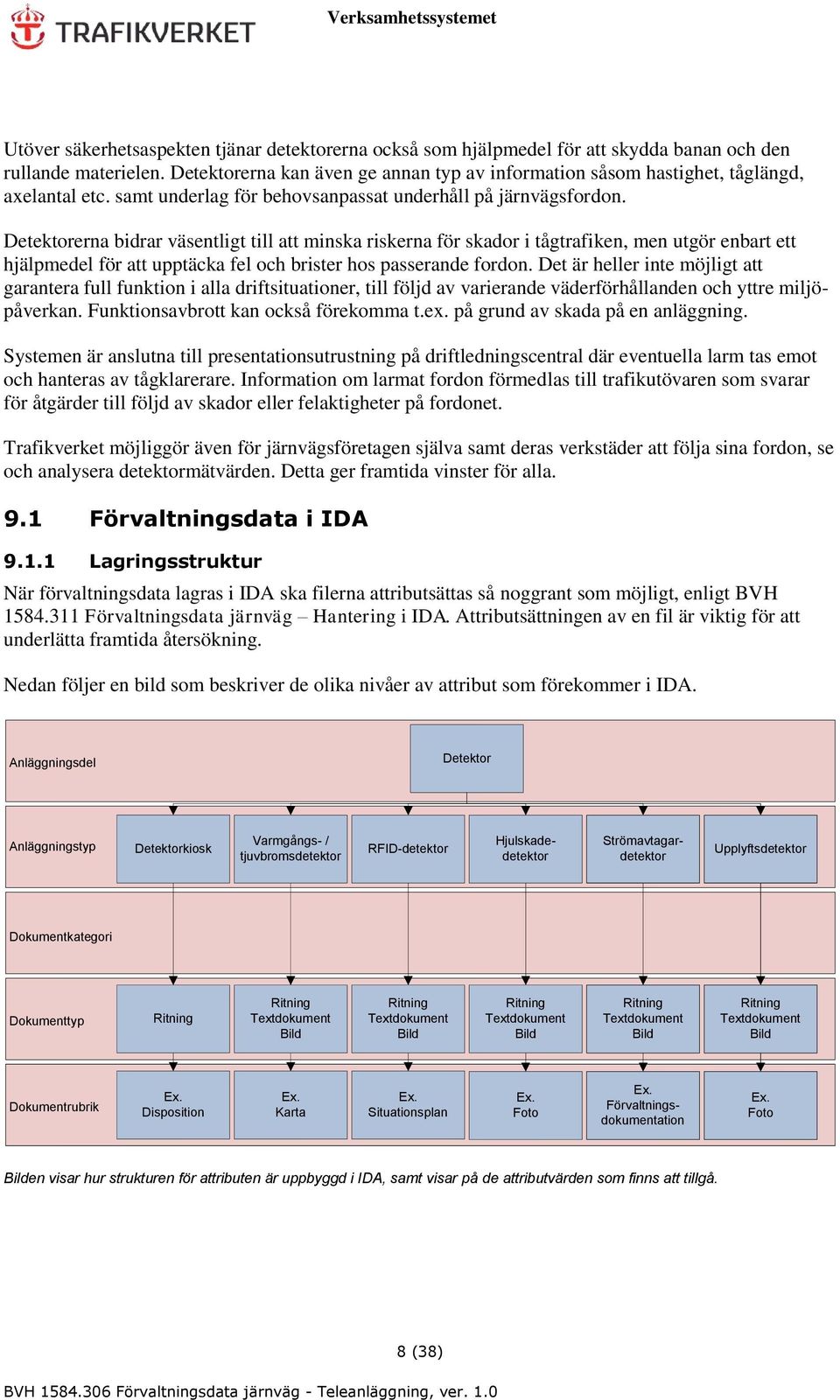 Detektorerna bidrar väsentligt till att minska riskerna för skador i tågtrafiken, men utgör enbart ett hjälpmedel för att upptäcka fel och brister hos passerande fordon.