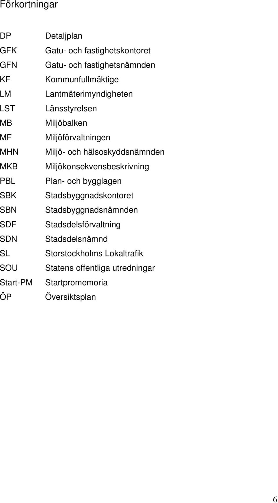 Miljöförvaltningen Miljö- och hälsoskyddsnämnden Miljökonsekvensbeskrivning Plan- och bygglagen Stadsbyggnadskontoret