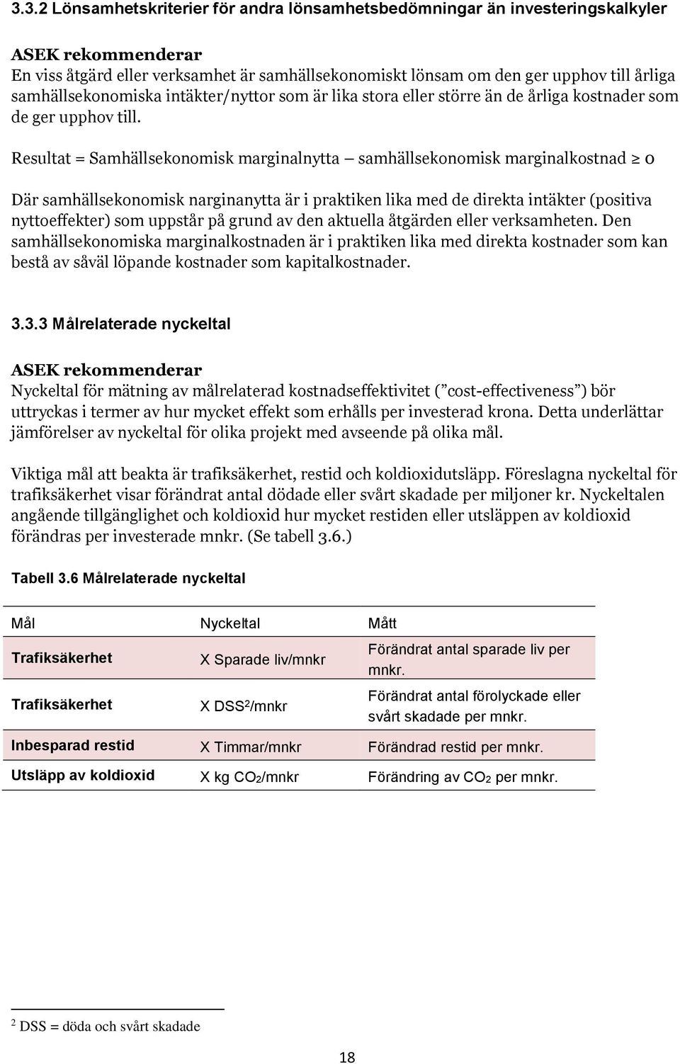 Resultat = Samhällsekonomisk marginalnytta samhällsekonomisk marginalkostnad 0 Där samhällsekonomisk narginanytta är i praktiken lika med de direkta intäkter (positiva nyttoeffekter) som uppstår på