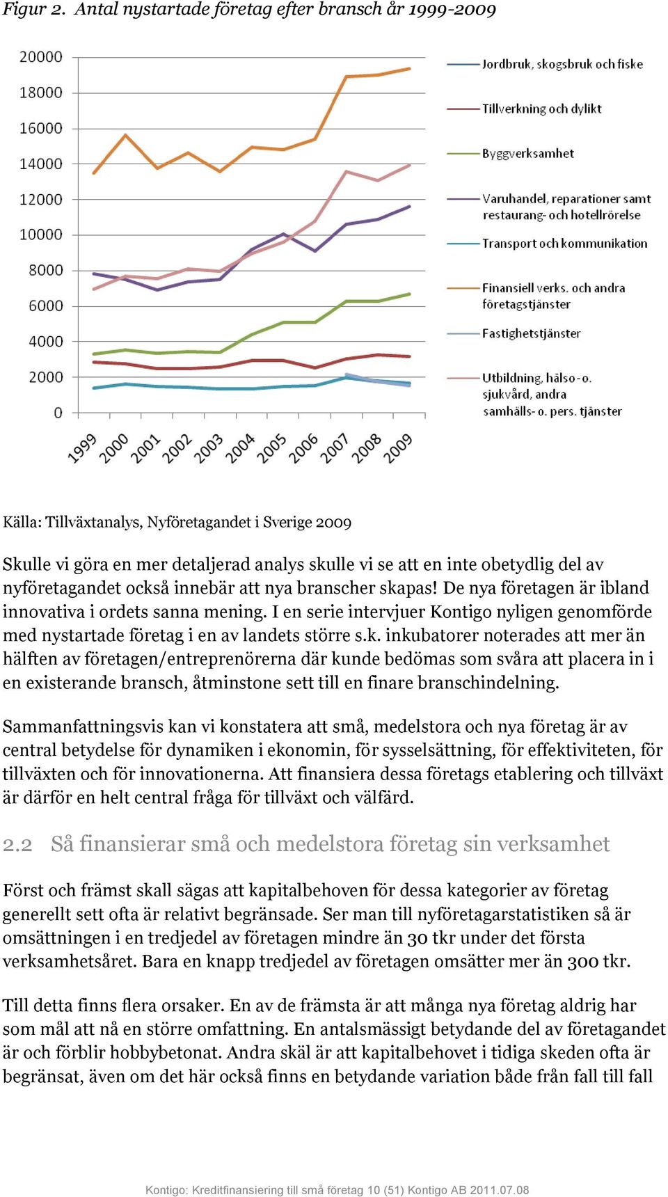 nyföretagandet också innebär att nya branscher skapas! De nya företagen är ibland innovativa i ordets sanna mening.