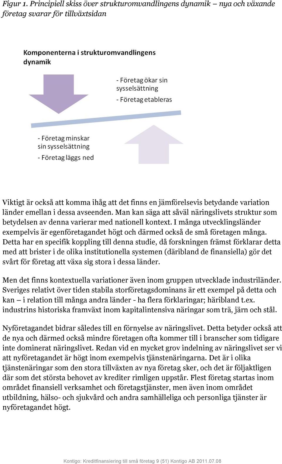 i dessa avseenden. Man kan säga att såväl näringslivets struktur som betydelsen av denna varierar med nationell kontext.