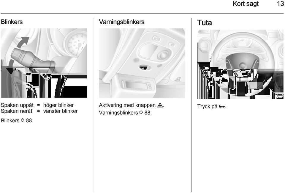 vänster blinker Blinkers 3 88.