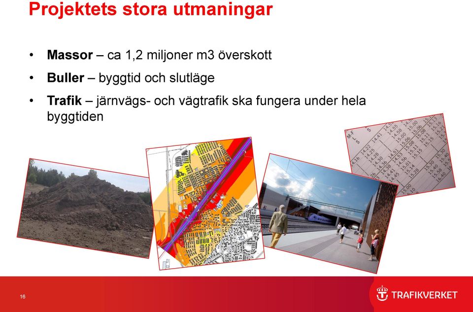 byggtid och slutläge Trafik järnvägs-