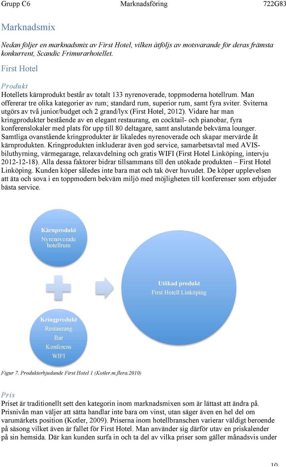 Sviterna utgörs av två junior/budget och 2 grand/lyx (First Hotel, 2012).