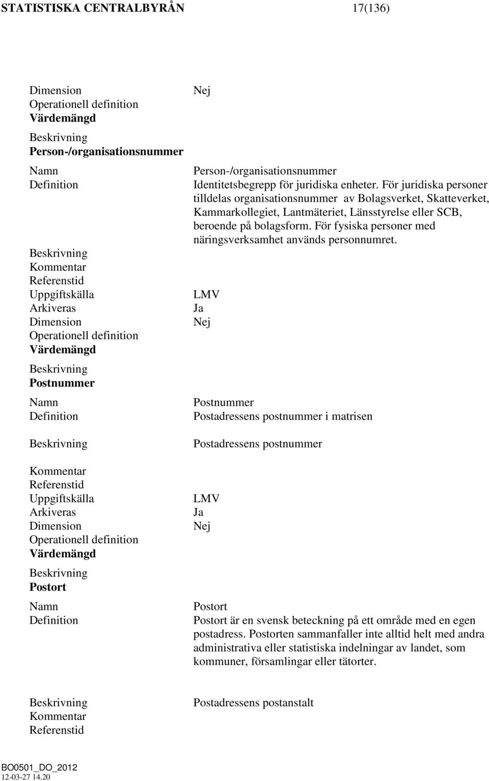 För fysiska personer med näringsverksamhet används personnumret.