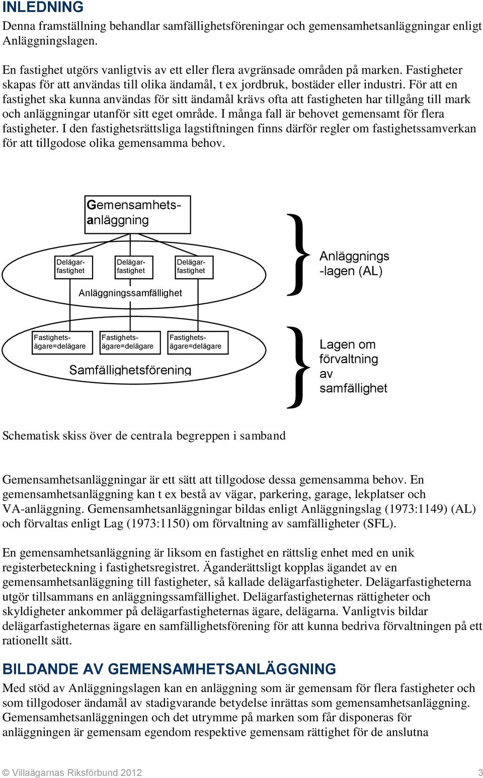 För att en fastighet ska kunna användas för sitt ändamål krävs ofta att fastigheten har tillgång till mark och anläggningar utanför sitt eget område.
