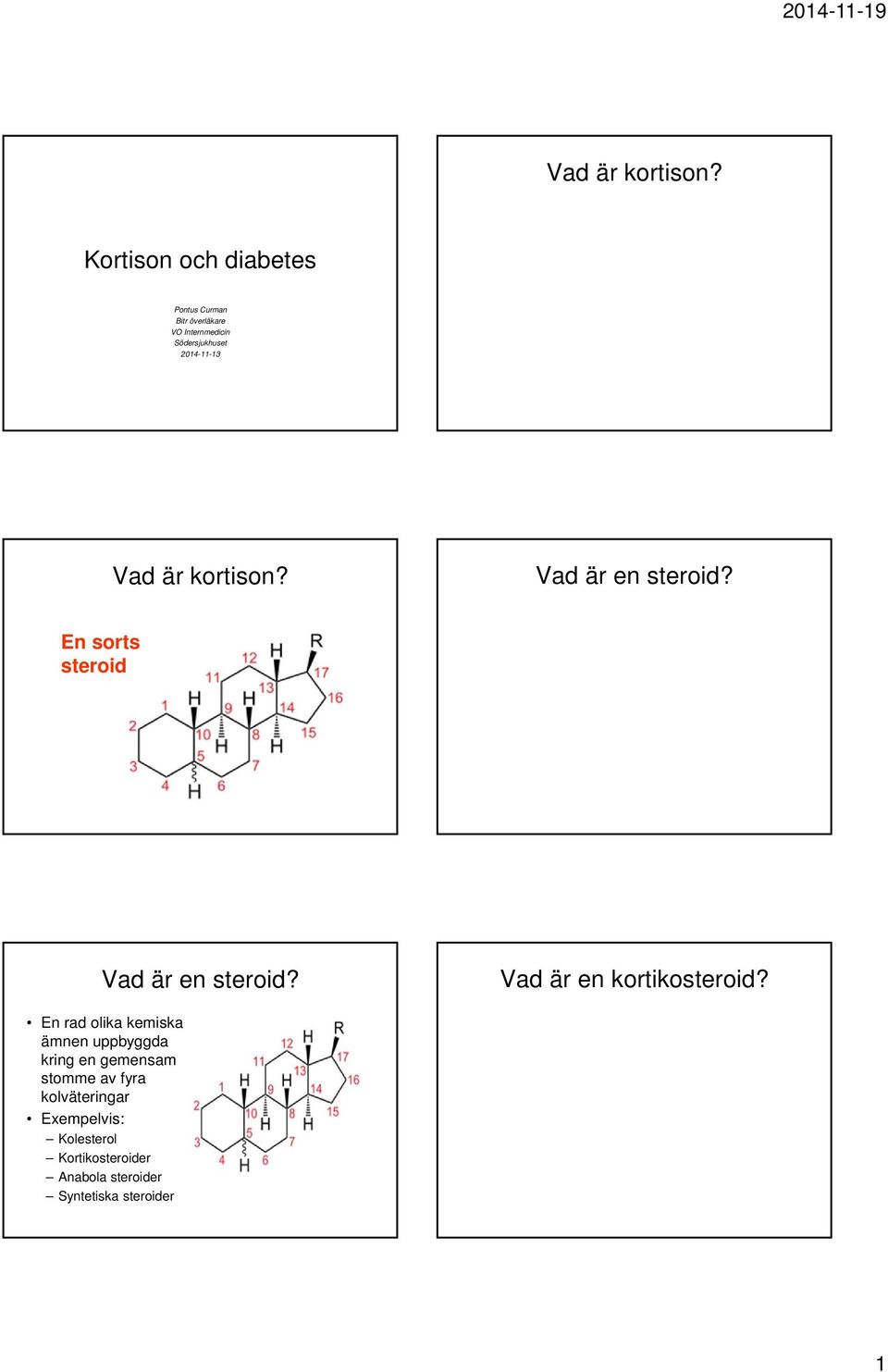 Vad är en kortikosteroid?