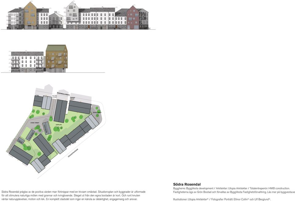 Och runt knuten väntar naturupplevelser, motion och lek. En komplett stadsdel som inger en känsla av delaktighet, engagemang och ansvar.