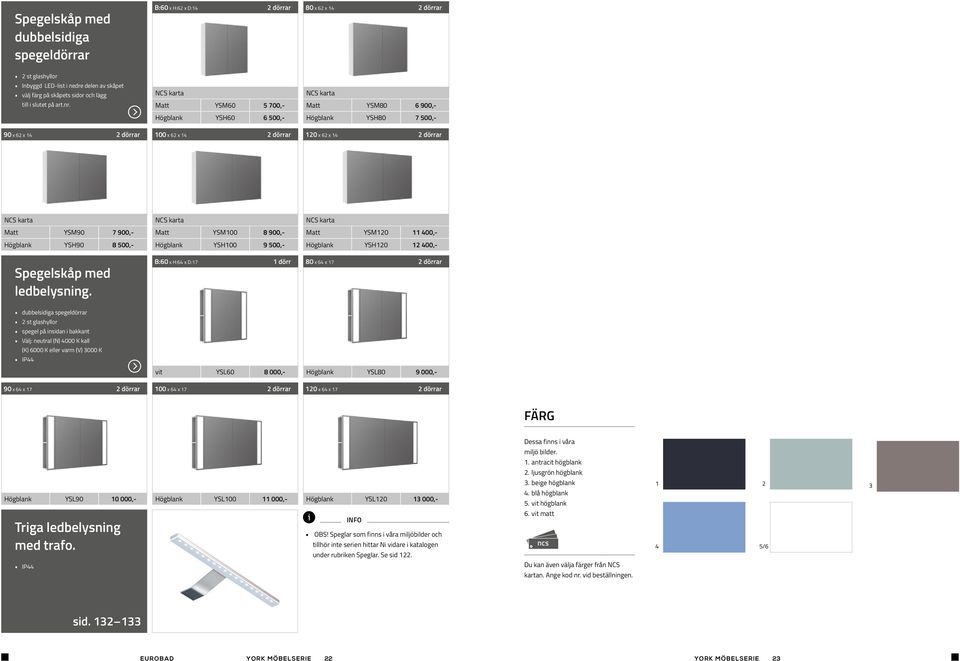 NCS karta Högblank NCS karta YSM60 5 700,- YSM80 6 900,- YSH60 6 500,- Högblank YSH80 7 500,- 90 x 62 x 14 2 dörrar 100 x 62 x 14 2 dörrar 120 x 62 x 14 2 dörrar NCS karta NCS karta NCS karta YSM90 7