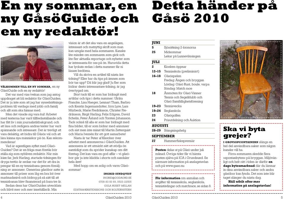 Men det visade sig vara kul! Arbetet med texterna har varit tillfredsställande och har fått liv i min journalistikbakgrund, och att läsa och redigera andras texter har varit spännande och intressant.