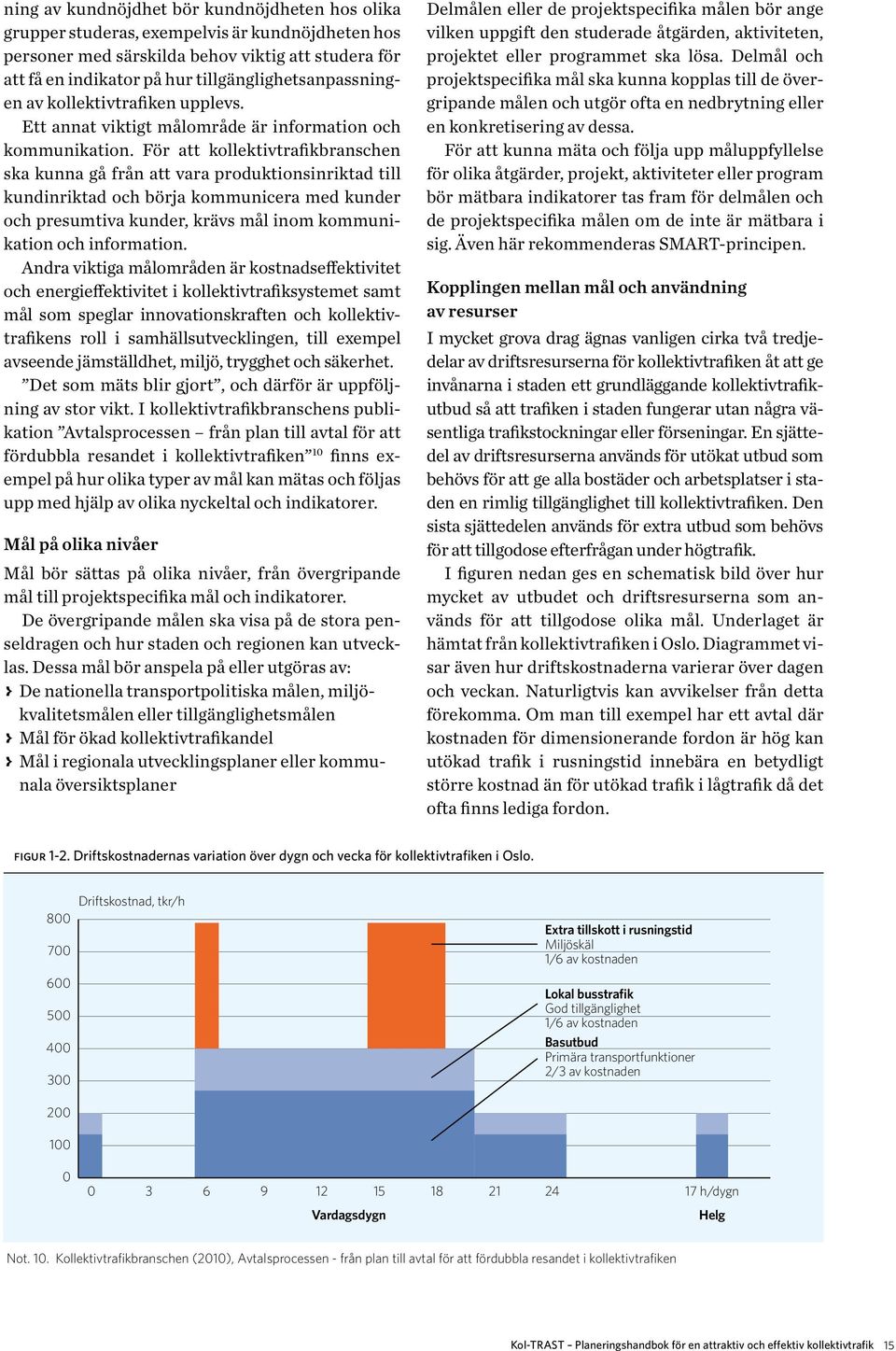 För att kollektivtrafikbranschen ska kunna gå från att vara produktionsinriktad till kundinriktad och börja kommunicera med kunder och presumtiva kunder, krävs mål inom kommunikation och information.