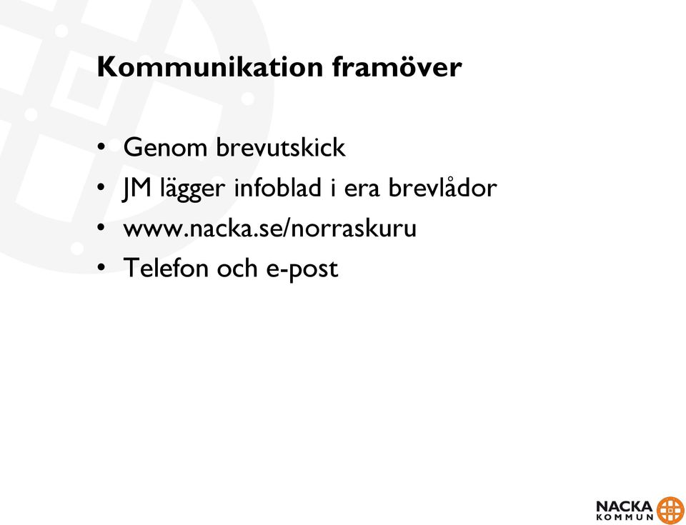 infoblad i era brevlådor www.