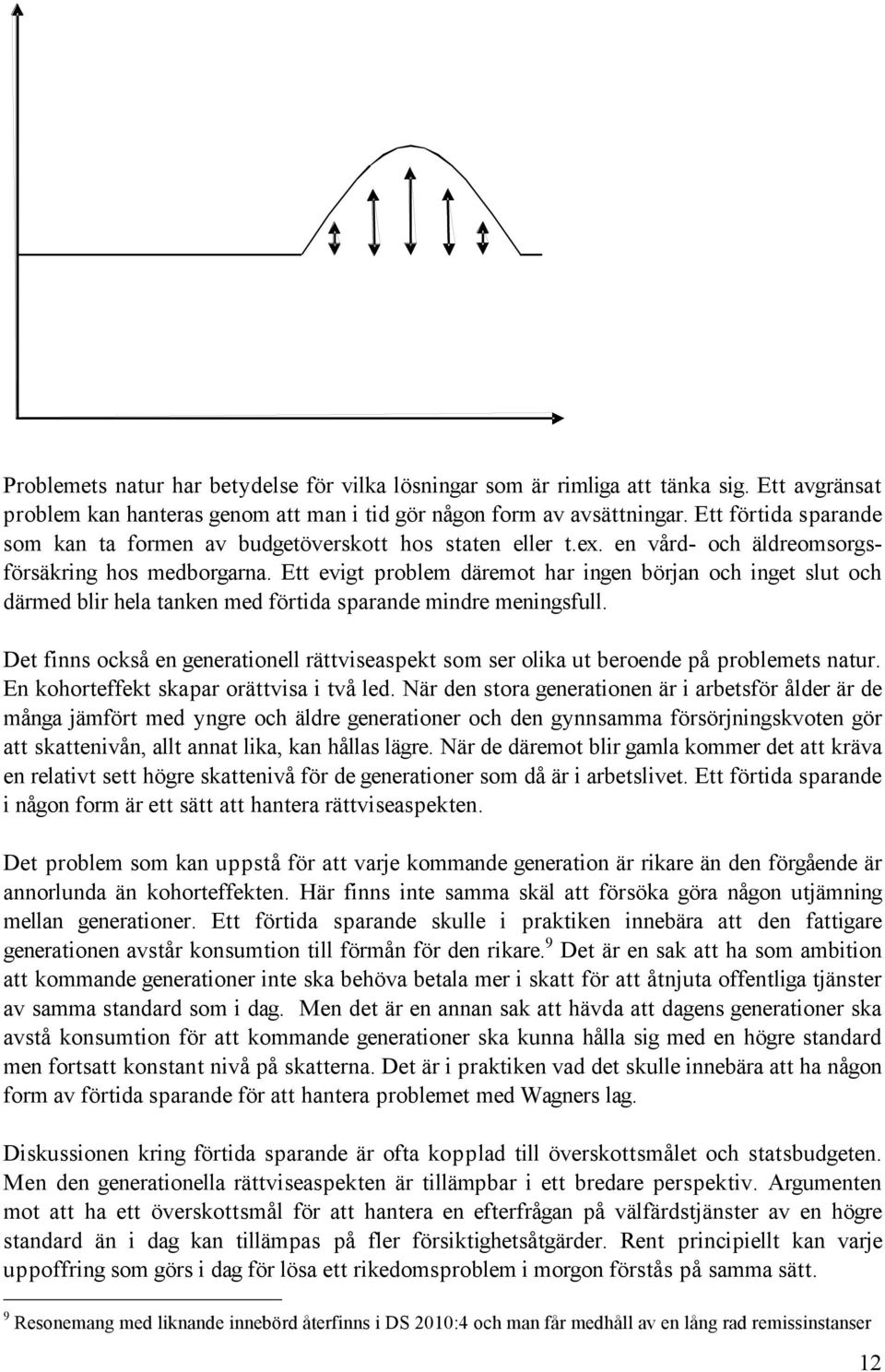 Ett evigt problem däremot har ingen början och inget slut och därmed blir hela tanken med förtida sparande mindre meningsfull.