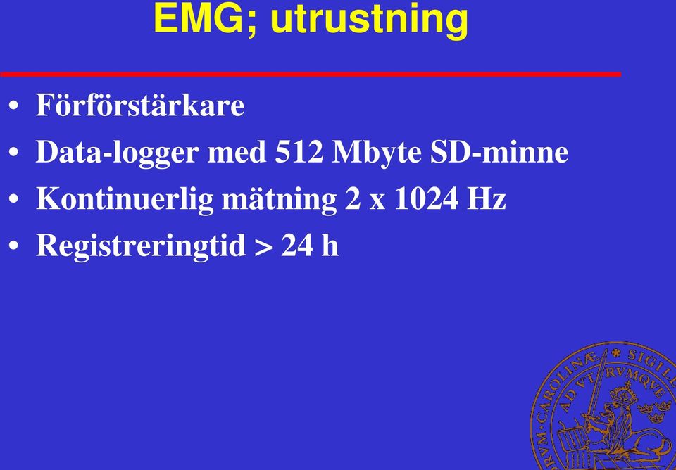 SD-minne Kontinuerlig mätning