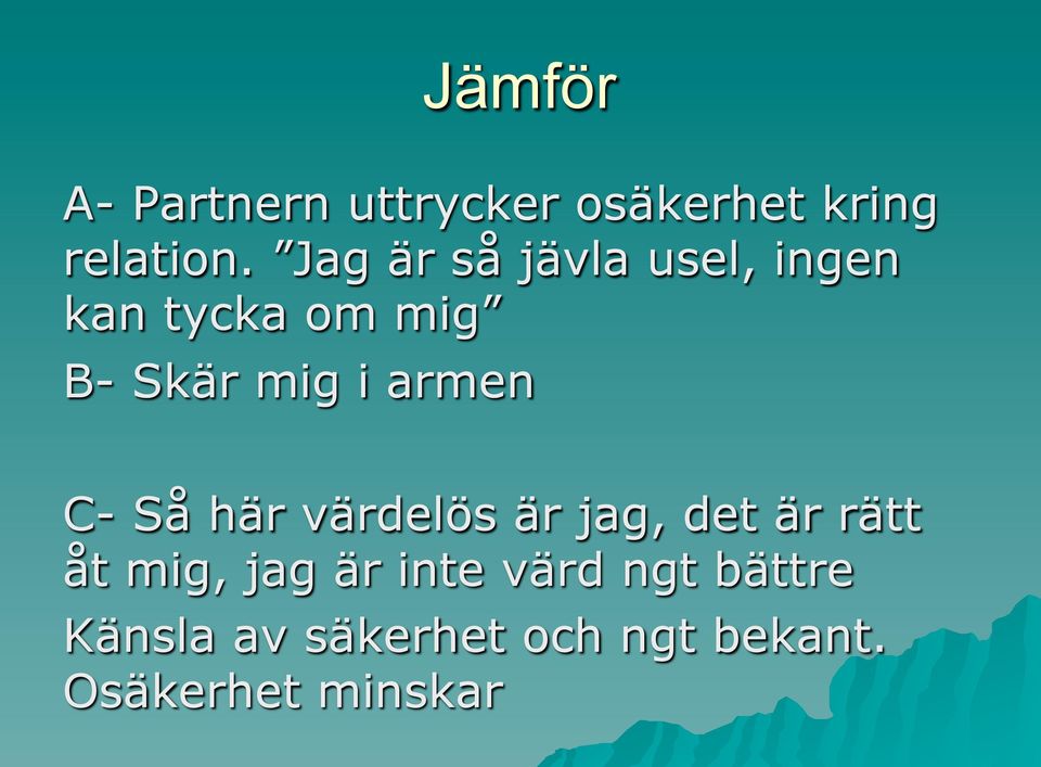 armen C- Så här värdelös är jag, det är rätt åt mig, jag är