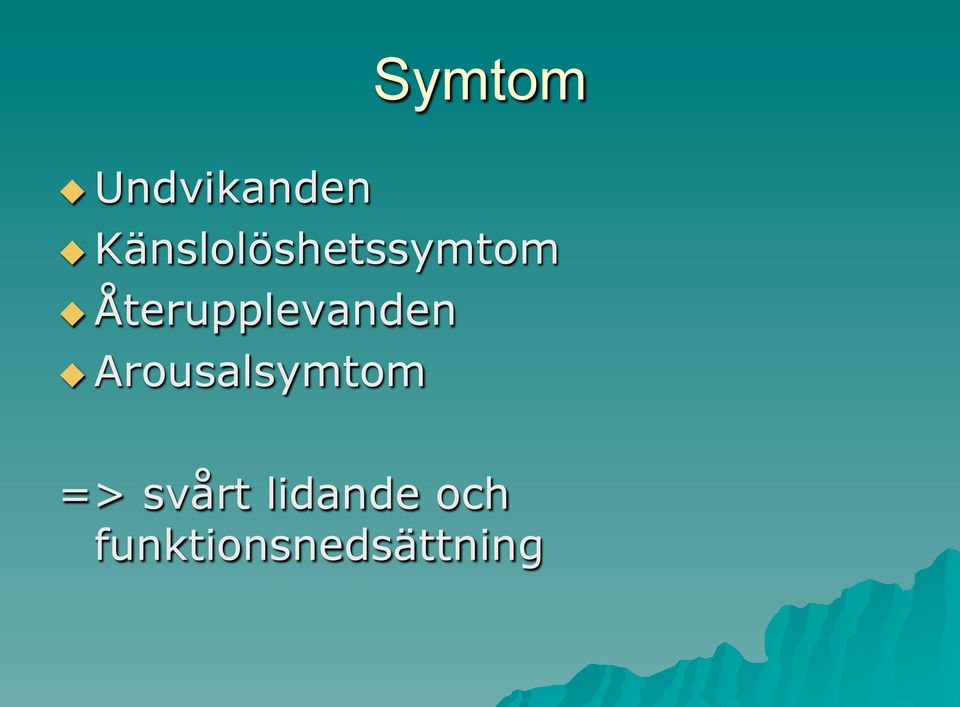 Återupplevanden u