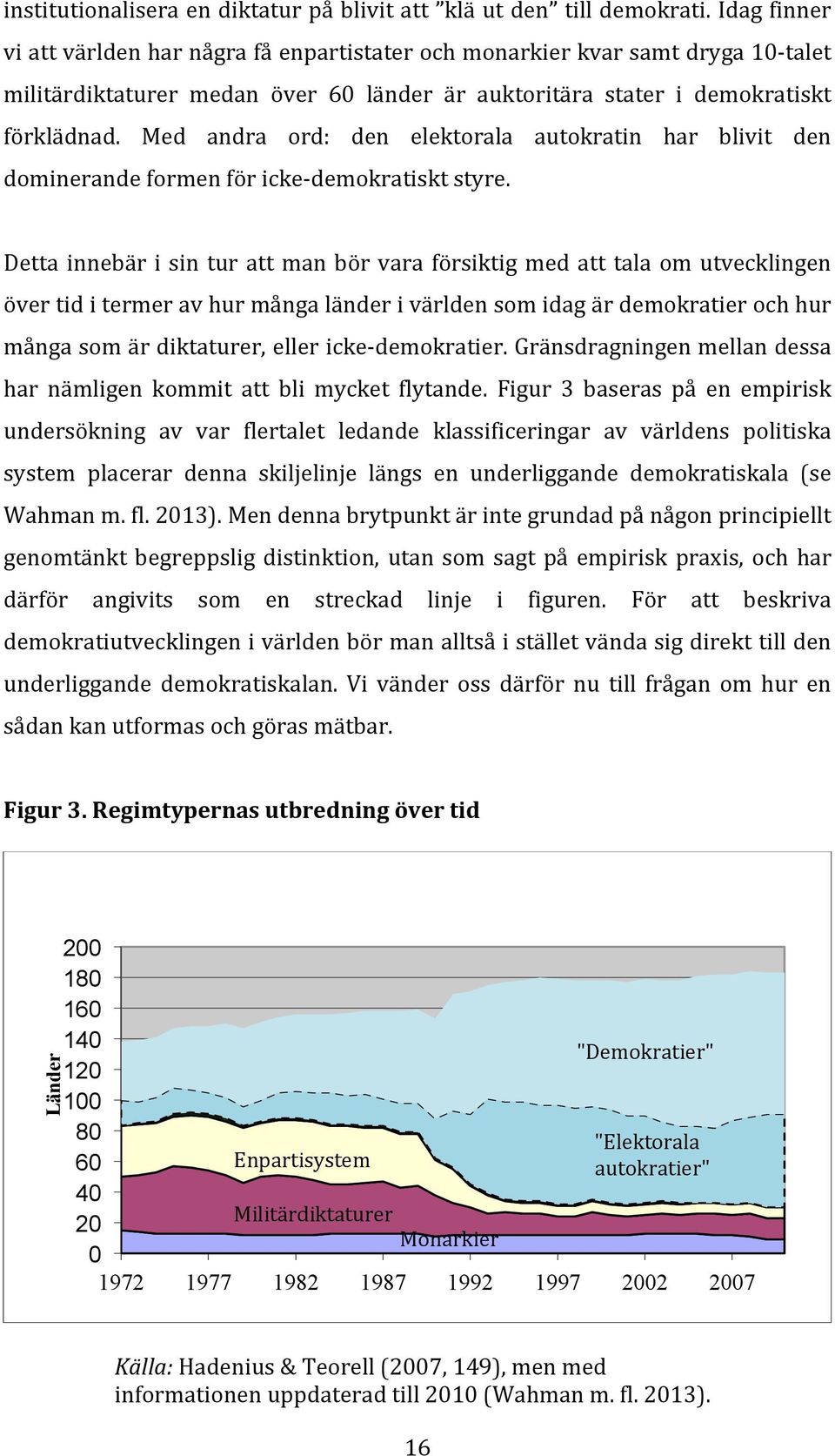 Med andra ord: den elektorala autokratin har blivit den dominerande formen för icke- demokratiskt styre.