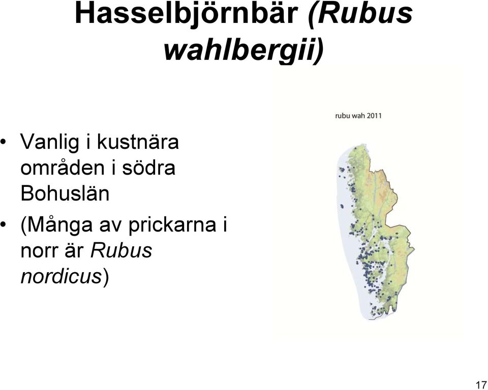 områden i södra Bohuslän (Många