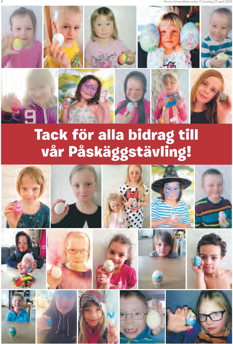 april 2014 Tack för alla