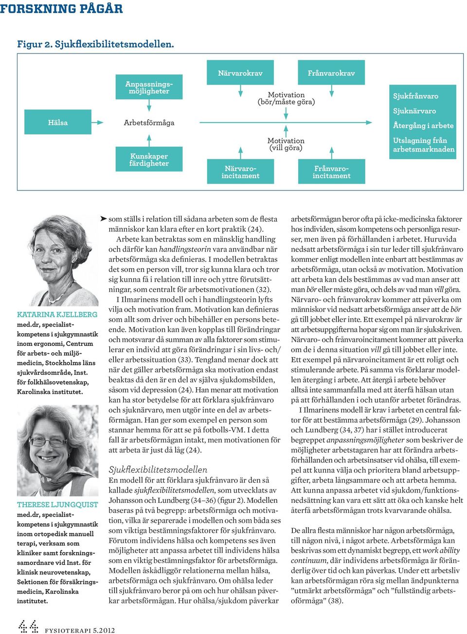 Närvaroincitament Frånvaroincitament Utslagning från arbetsmarknaden som ställs i relation till sådana arbeten som de flesta människor kan klara efter en kort praktik (24).