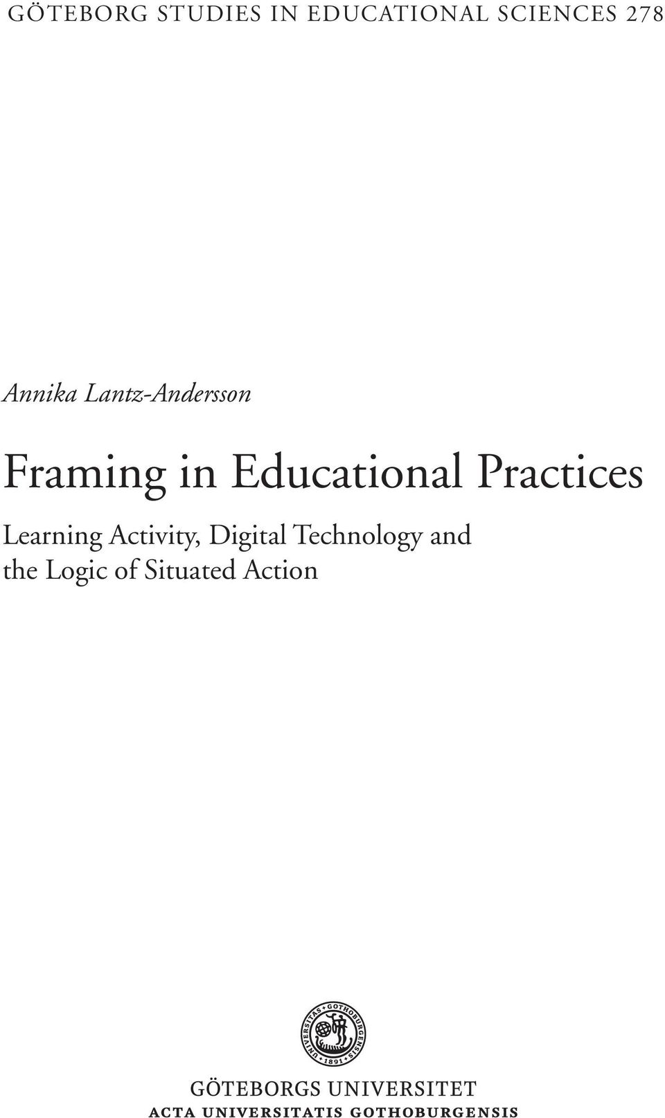 Educational Practices Learning Activity,