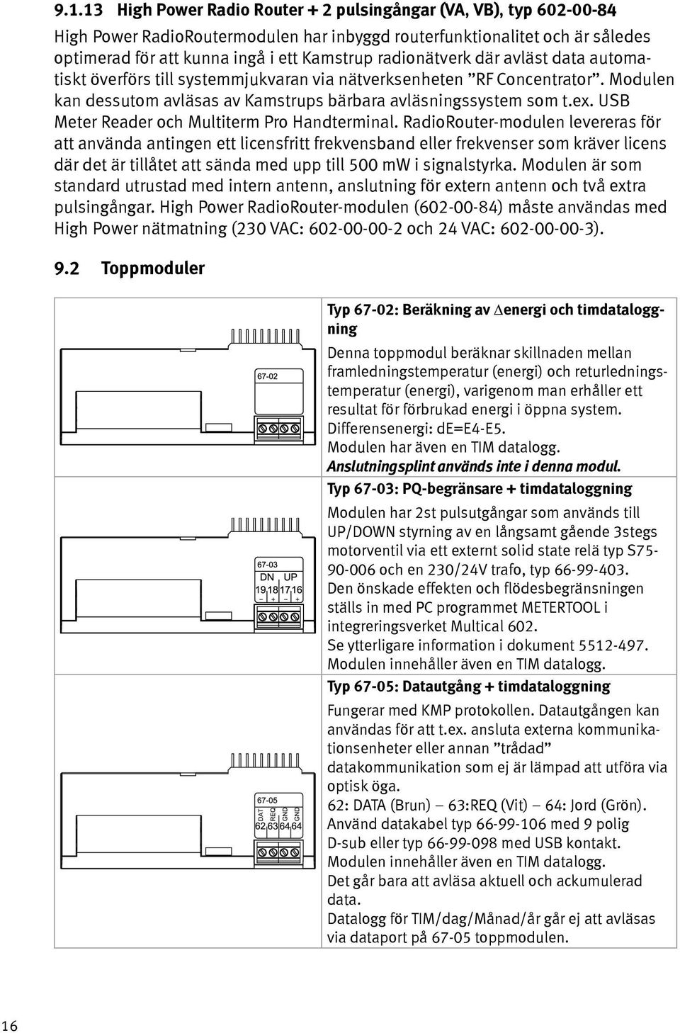 USB Meter Reader och Multiterm Pro Handterminal.