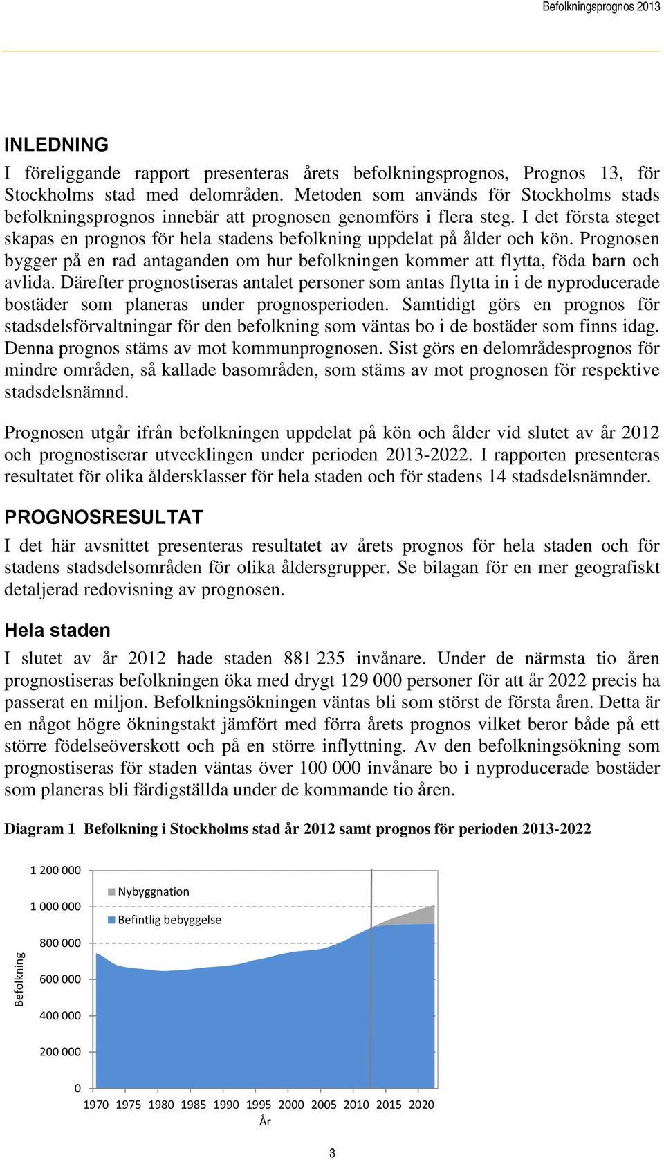 Prognosen bygger på en rad antaganden om hur befolkningen kommer att flytta, föda barn och avlida.