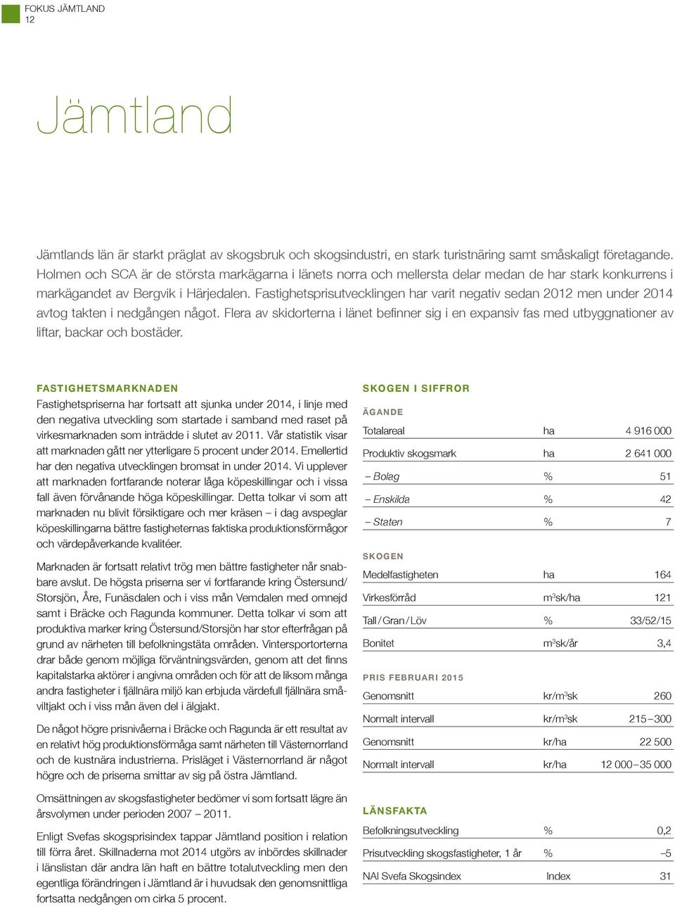 Fastighetsprisutvecklingen har varit negativ sedan 2012 men under 2014 avtog takten i nedgången något.