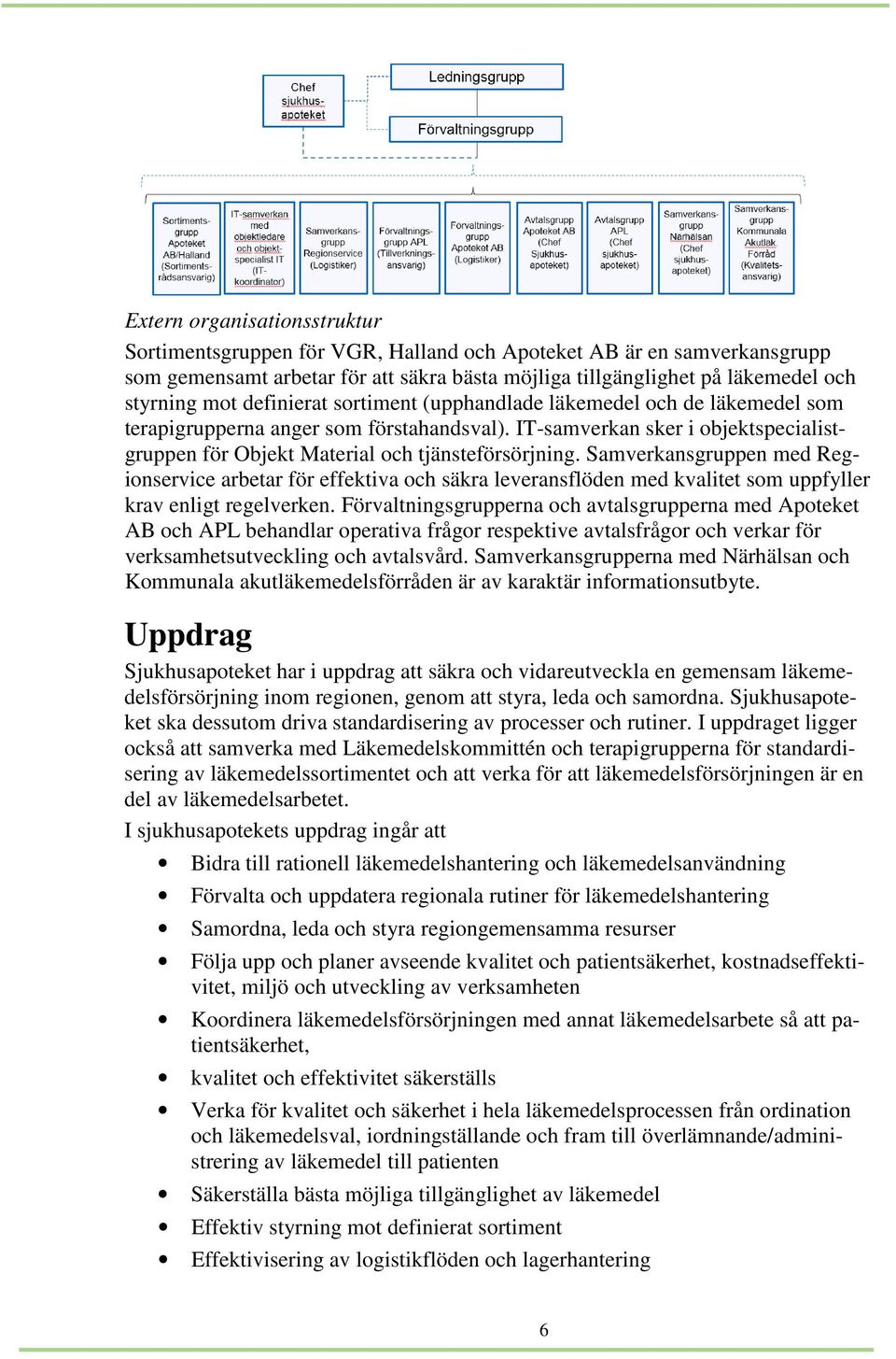 Samverkansgruppen med Regionservice arbetar för effektiva och säkra leveransflöden med kvalitet som uppfyller krav enligt regelverken.