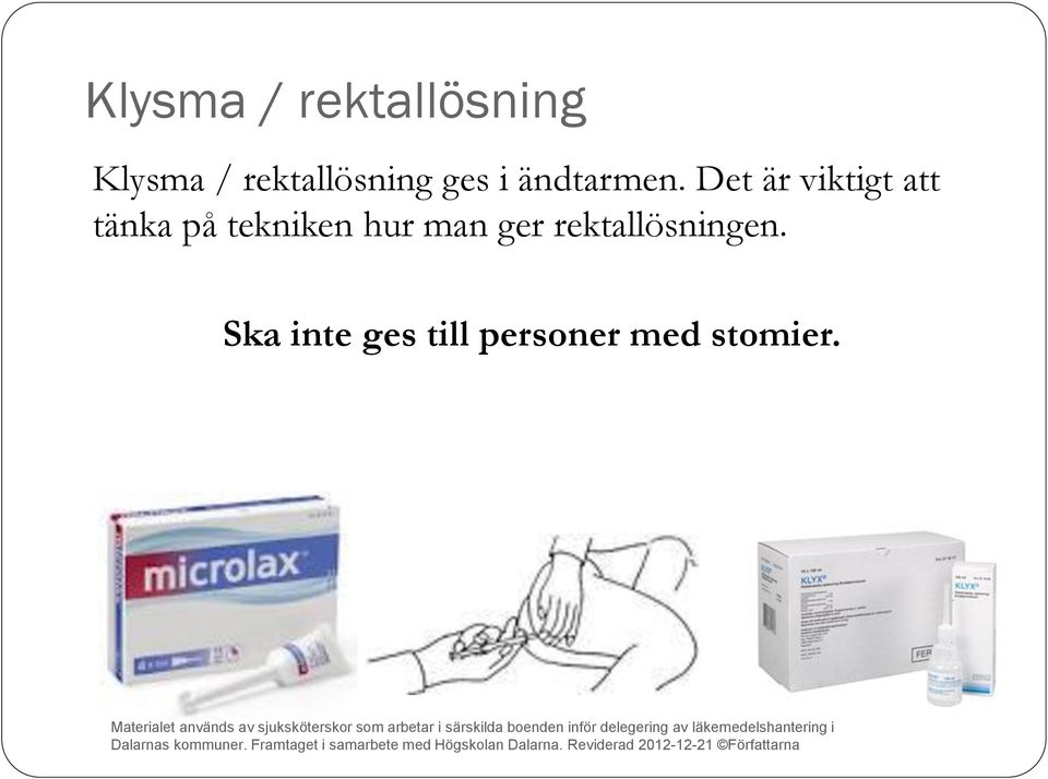 Det är viktigt att tänka på tekniken hur