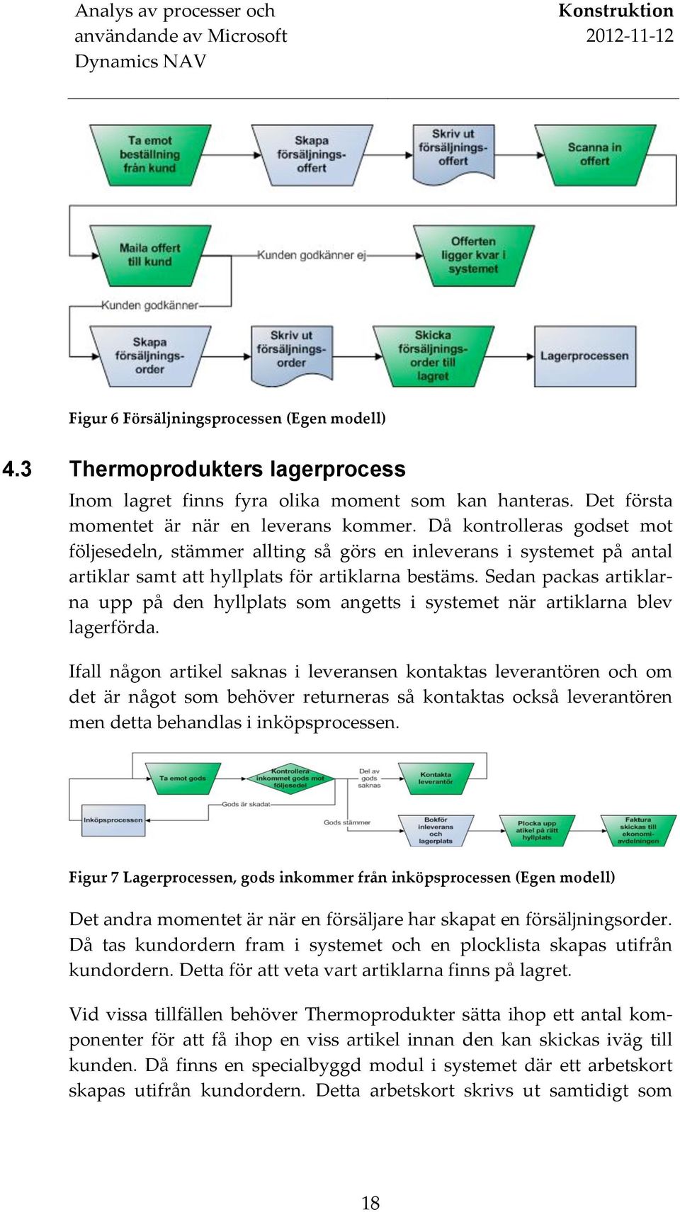 Sedan packas artiklar- na upp på den hyllplats som angetts i systemet när artiklarna blev lagerförda.