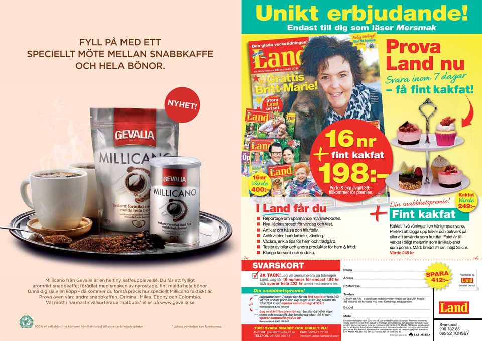 Unna dig själv en kopp då kommer du förstå precis hur speciellt Millicano faktiskt är. Prova även våra andra snabbkaffen, Original, Milea, Ebony och Colombia.