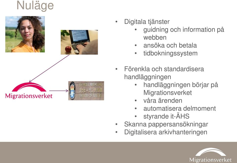 handläggningen börjar på Migrationsverket våra ärenden automatisera