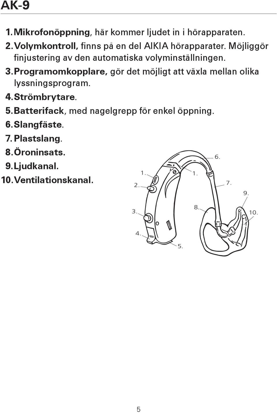 Möjliggör finjustering av den automatiska volyminställningen. 3.