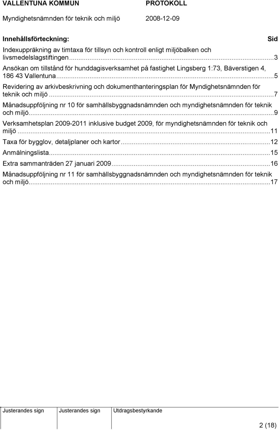 ..5 Revidering av arkivbeskrivning och dokumenthanteringsplan för Myndighetsnämnden för teknik och miljö.