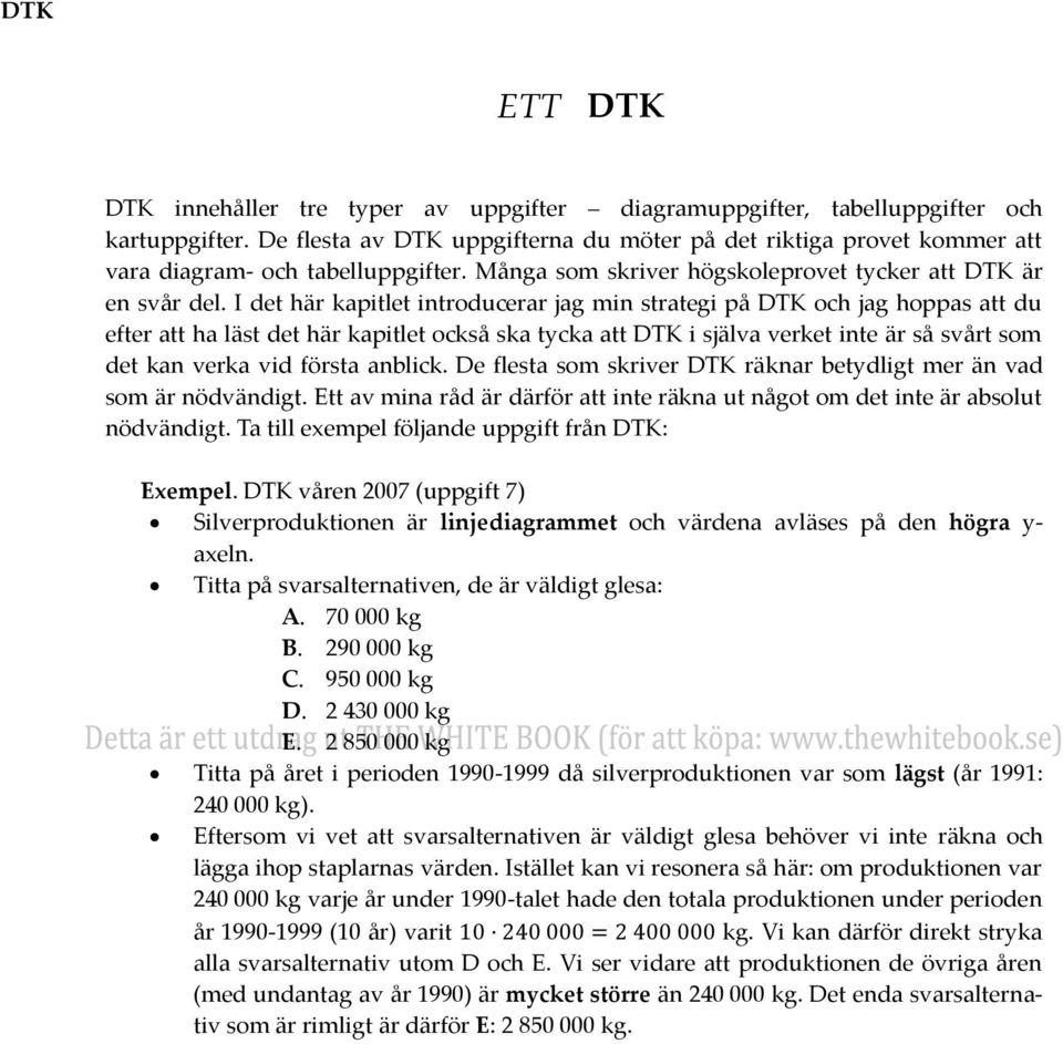 I det här kapitlet introducerar jag min strategi på DTK och jag hoppas att du efter att ha läst det här kapitlet också ska tycka att DTK i själva verket inte är så svårt som det kan verka vid första