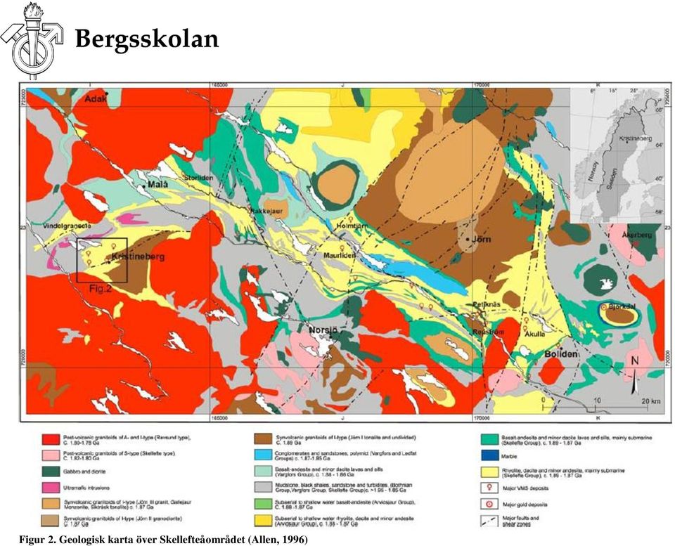 2. Geologisk karta över