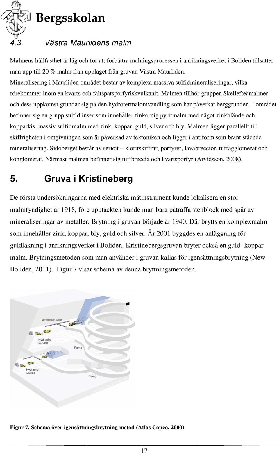 Malmen tillhör gruppen Skellefteåmalmer och dess uppkomst grundar sig på den hydrotermalomvandling som har påverkat berggrunden.