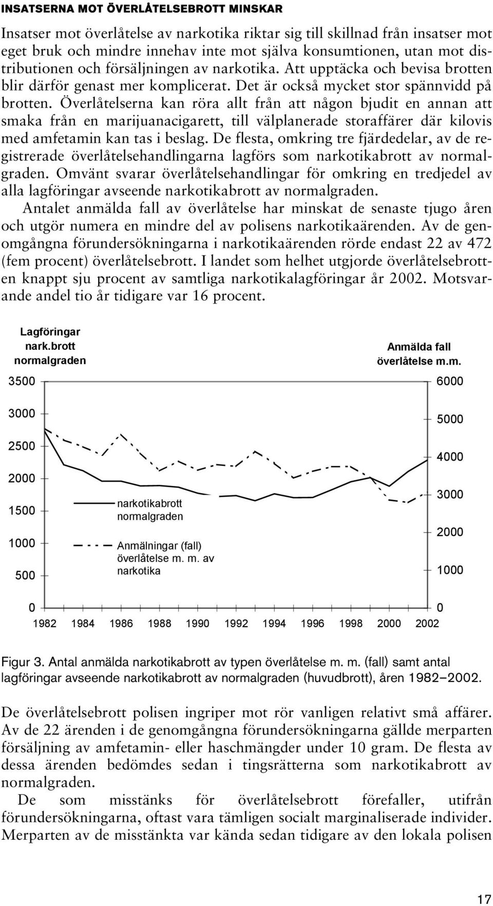 Överlåtelserna kan röra allt från att någon bjudit en annan att smaka från en marijuanacigarett, till välplanerade storaffärer där kilovis med amfetamin kan tas i beslag.
